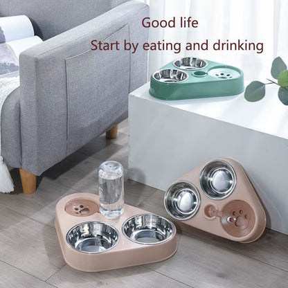 PawMate DuoFlow Feeder – Spill-Free Feeding & Hydration Station for Pets
